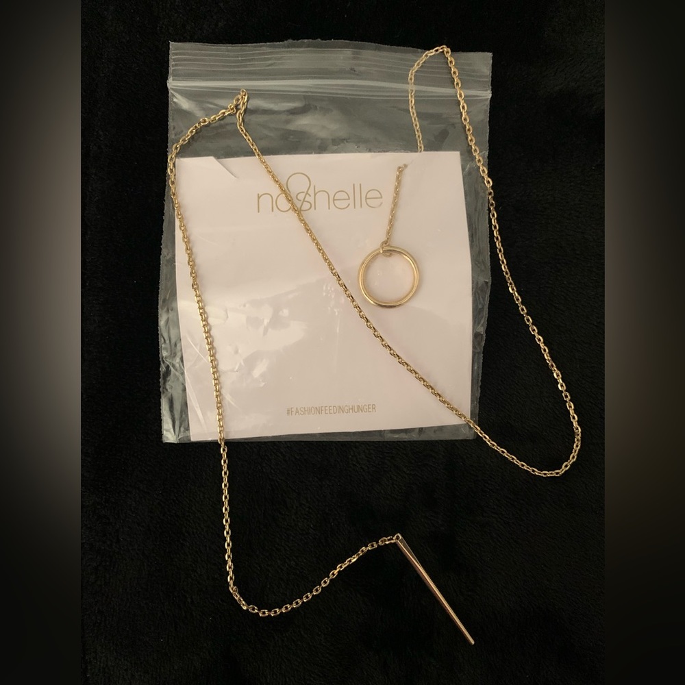 Nashelle Lariat necklace (see photos) NWT never worn #fashionfeedinghunger